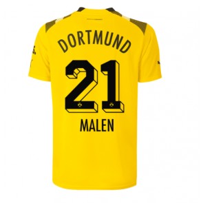 Borussia Dortmund Donyell Malen #21 Tredje Tröja 2022-23 Kortärmad